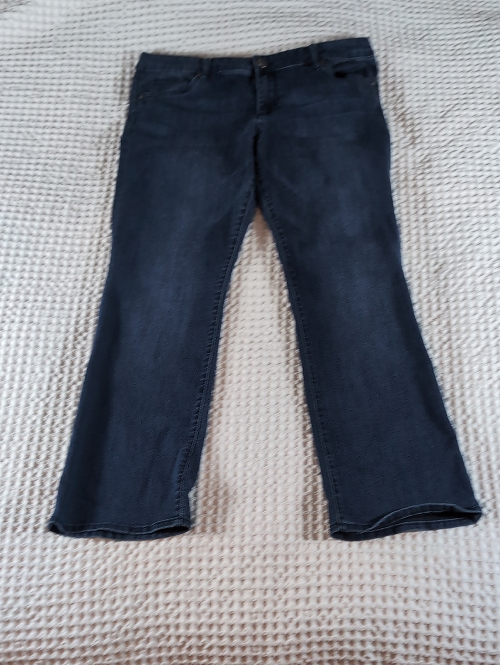 Kut from the Kloth Dark Blue Bootcut Stretch Jeans Size 14P